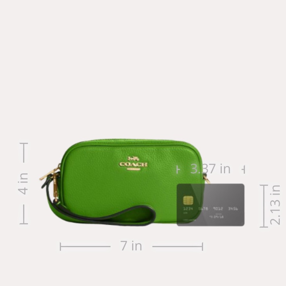 Coach Jamie Wristlet
IM/Neon Green - Picture 6 of 9